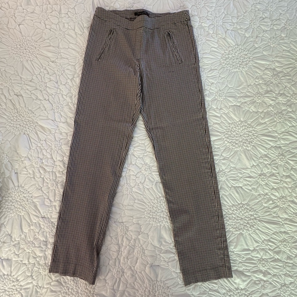 Brown & Black Checkered Pants